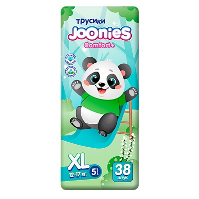 Подгузники трусики Comfort+ XL 12-17 кг 38 штуки Joonies 94083 1